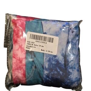 4 pack Boho Wide Headbands NWT